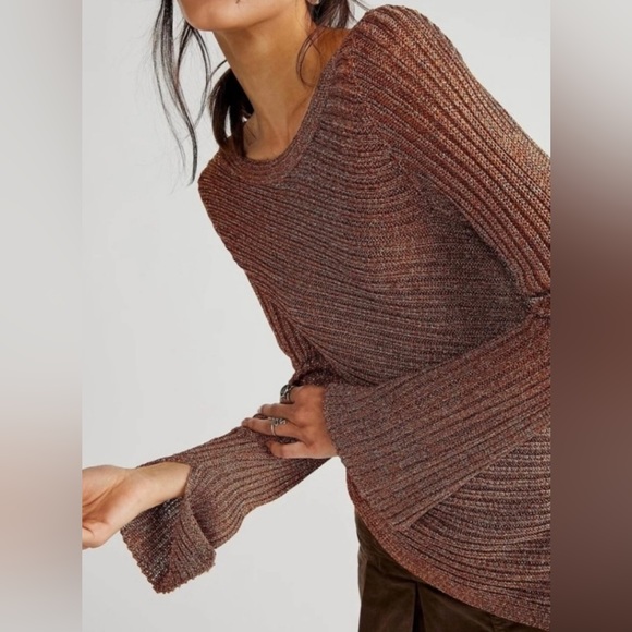 11. NWOT Free People Logan Sweater - Picture 2 of 4